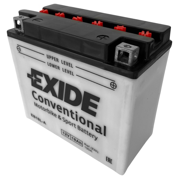 Baterie Moto Exide Conventional Motorbike & Sport Battery 18Ah 190A 12V YB18L-A